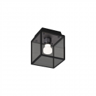 Gun Metal Buster + Punch Caged Wet Ceiling Light