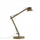 Muuto Dedicate S2 LED Table Lamp - brown/green