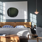 Louis Poulsen PH 3 3 Pale Rose Pendant Lifestyle Bedroom 2