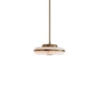 Bert Frank Beran Horizontal LED Pendant Light Small Antique Brass