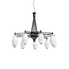 Northern Dahl Chandelier Small - Black
