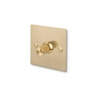 Buster and Punch 1G Modular Dimmer Switch - Brass Linear