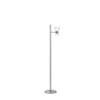 Flos Nocturne LED Floor Lamp F1 Cone Silver
