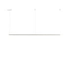 Artemide Architectural Somnium Stand Alone Linear LED Suspension Light 1680