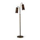 Porta Romana Kelly Floor Lamp Dark Cane