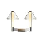 Marset Fragile A2 Wall Light Aluminium - Cone