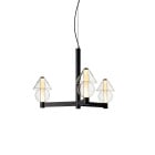 Marset Fragile LED Chandelier CH3 Black