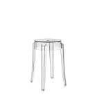 Kartell Charles Ghost Stool - Small, Transparent