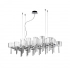 Axolight Spillray 26 Linear Suspension Crystal