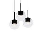 KDLN Dew 3 LED Suspension Light Black