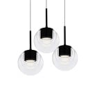 KDLN Dew 3 LED Suspension Light Black