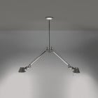 Artemide Tolomeo Sospensione Due Bracci