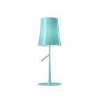 Foscarini Birdie LED Table Lamp Small Aquamarine