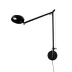 Artemide Demetra LED Wall Light in opaque black