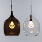 Decode Vessel Large Pendant Smoke and Clear