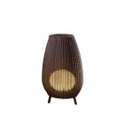 Bover Amphora 01 Floor Lamp (Rattan Brown)