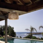 Bover Fora Ceiling Light by the Pool