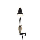 Anglepoise Original 1227 Brass Lamp with Wall Bracket - Front