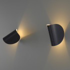 Fontana Arte IO wall light - White in situDark grey and blue