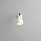 Original BTC Hector Pleat Wall Light Small On