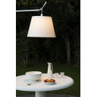 Artemide Tolomeo Paralume Outdoor Floor Lamp LED White