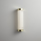 Original BTC Pillar Wall Light 40/Brass