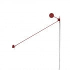 Luceplan Counterbalance Wall Light in Red