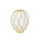 Fontana Arte Pinecone Table Lamp Medium White Gold