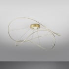 Axolight Hoops LED Ceiling Light Hoops 2 Gold