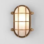 Astro Thurso Oval Wall Light Natural Brass