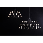 Moooi Coppelia Suspended LED Chandelier Black Satin Small and large