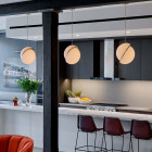 Lee Broom Crescent Pendants in Kitchen