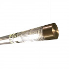 Close Up of Lee Broom Crystal Tube LED Suspension