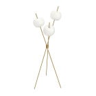 KDLN Kushi LED Floor Lamp Brass