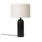 Gubi Gravity Table Lamp Black Marble Canvas Shade (Small)