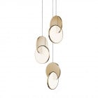 Lee Broom Eclipse LED Chandelier Polished Gold