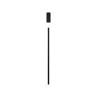 Panzeri To-Be LED Pendant 2cm Black