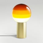 Marset Dipping table lamp amber/brass