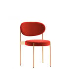 Verpan Series 430 Chair - Red Brass Frame