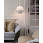 Gubi MultiLite Floor Lamp White/Chrome