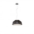 Fabbian Crio Pendant - Small, Dark Wood