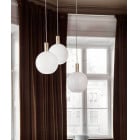 ferm LIVING Collect Opal Shade - Sphere shade with low brass socket