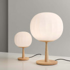 2 Lita Stemmed Table Lamps in Ash Wood