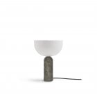 New Works Kizu Table Lamp Small Grey Marble
