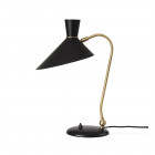 Warm Nordic Bloom Table Lamp Black Noir