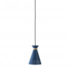 Warm Nordic Cone Pendant Azure Blue