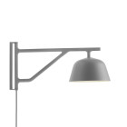 White Muuto Ambit Wall Lamp - Grey