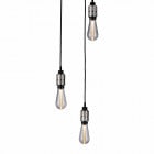 Buster + Punch Hooked 3.0 Nude Pendant Chandelier - Steel with Crystal Bulb
