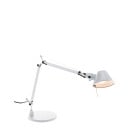 Artemide Tolomeo Micro Table Lamp Round Glossy White