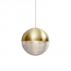 Lee Broom Little Lens Flair Pendant Brushed Brass